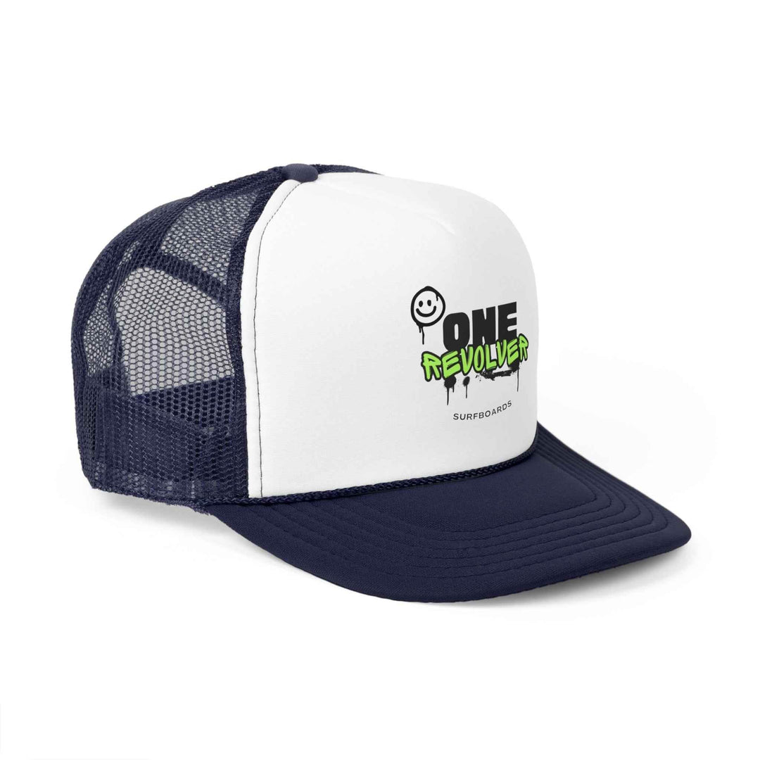 Graffiti Smile Trucker Cap – One Revolver Surf & Street Hat - One Revolver Surfboards