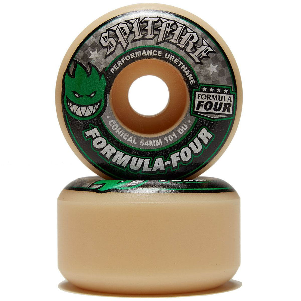 SPITFIRE F4 CONICAL 54MM 101a SKATEBOARD WHEELS - One Revolver Surfboards