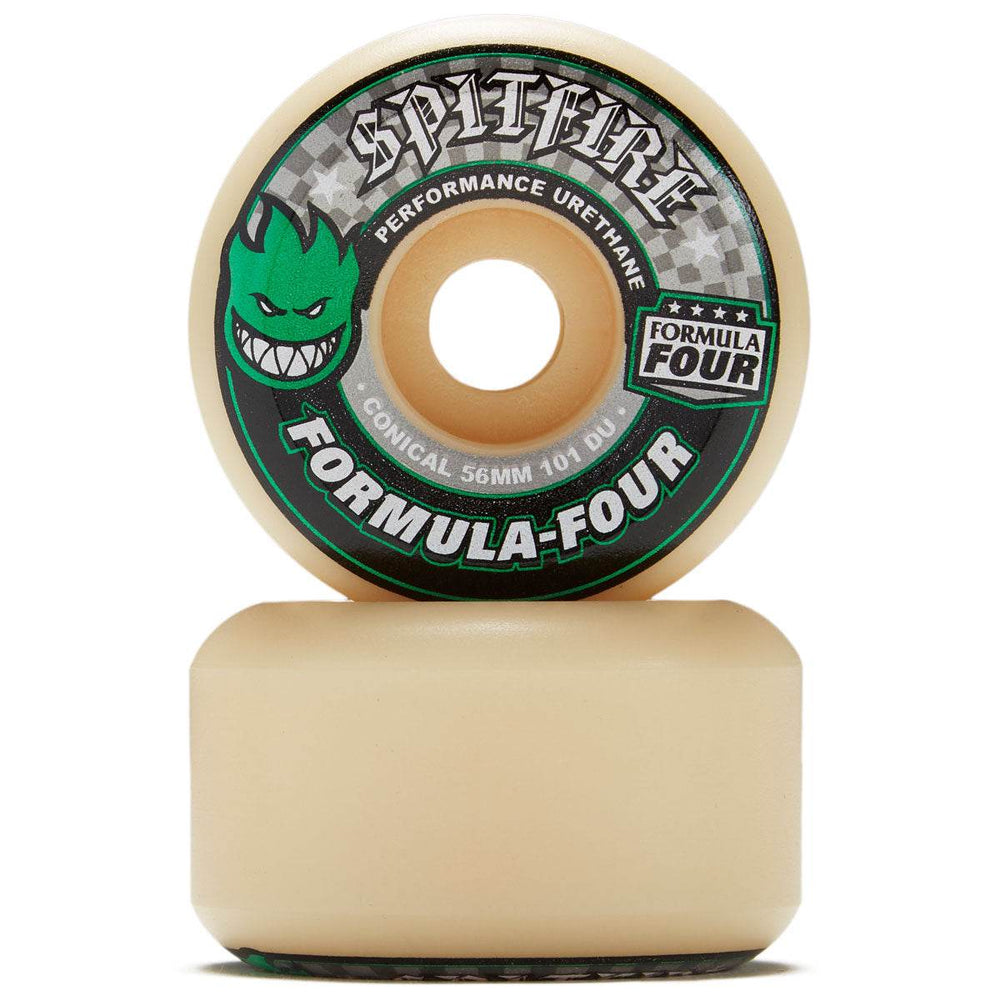 SPITFIRE F4 CONICAL 56MM 101a SKATEBOARD WHEELS - One Revolver Surfboards