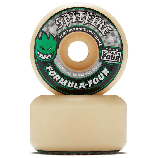 SPITFIRE F4 CONICAL 56MM 101a SKATEBOARD WHEELS - One Revolver Surfboards