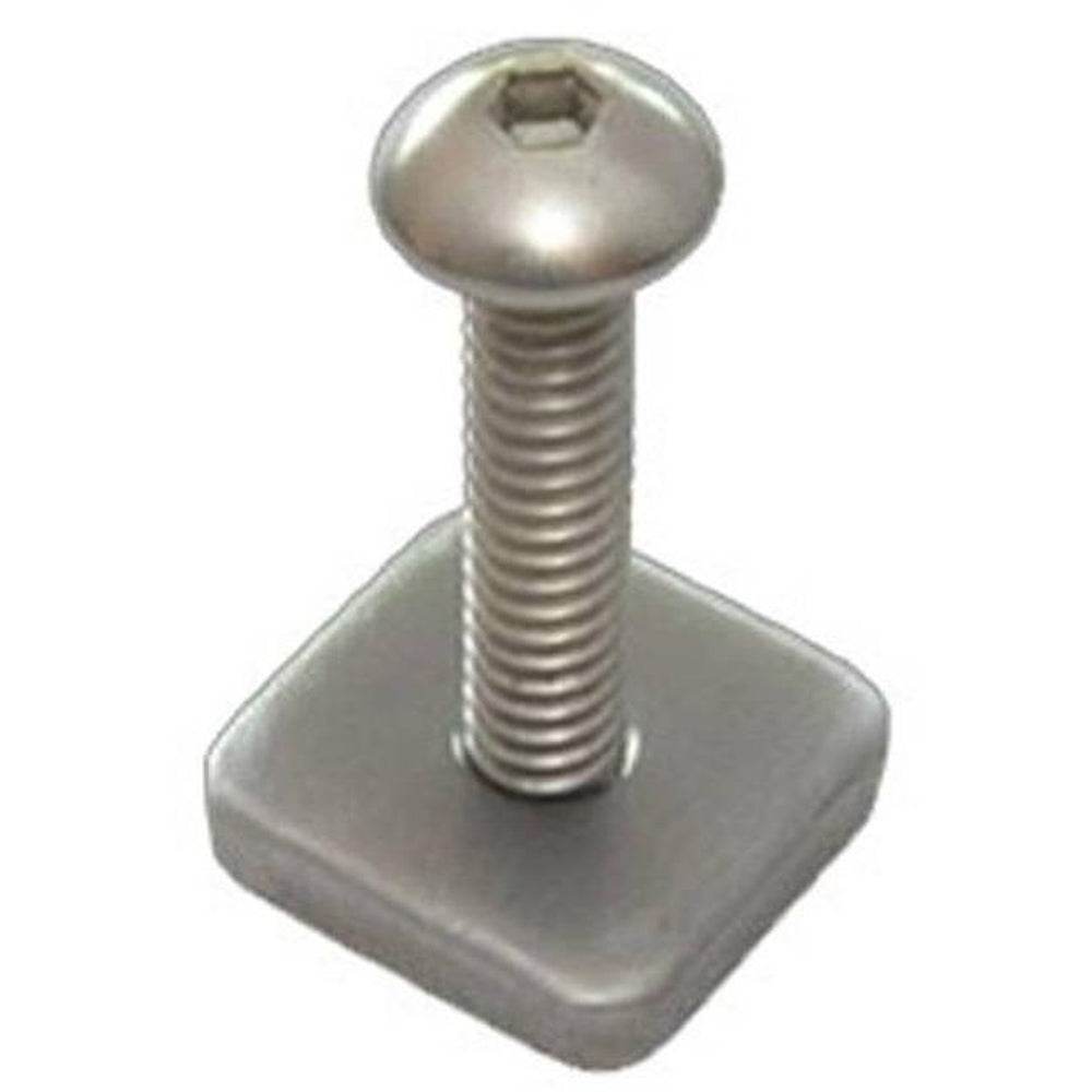 Longboard Surfboard Fins Smart Screw and Plate for DORSAL FCS and Futures Compatible Fins and Boxes - One Revolver Surfboards