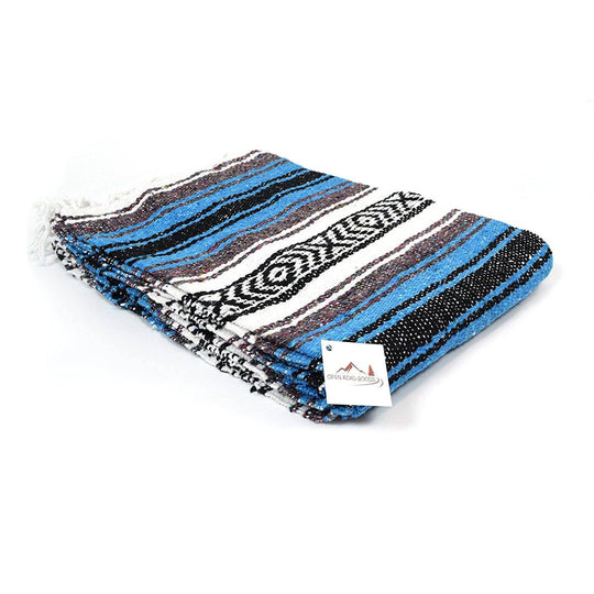 Bright Blue Mexican Falsa Blanket - One Revolver Surfboards