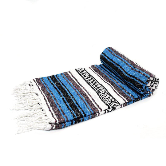 Bright Blue Mexican Falsa Blanket - One Revolver Surfboards
