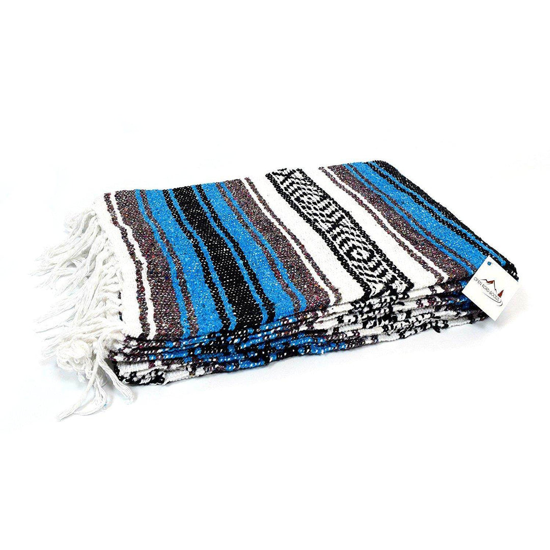 Bright Blue Mexican Falsa Blanket - One Revolver Surfboards