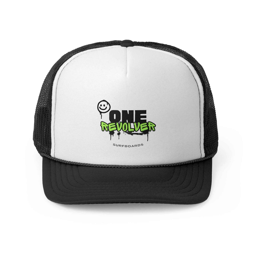 Graffiti Smile Trucker Cap – One Revolver Surf & Street Hat - One Revolver Surfboards
