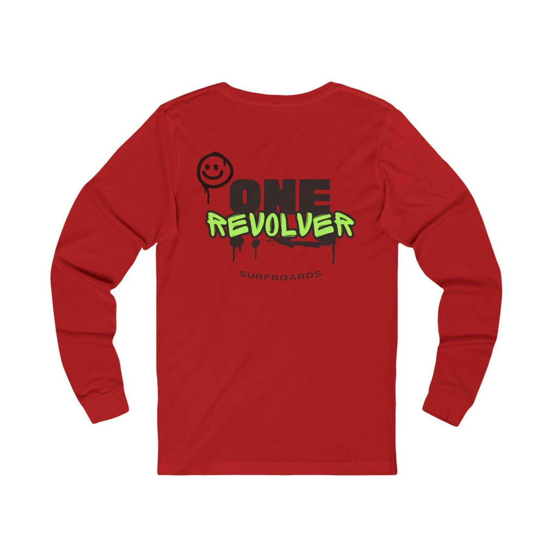 Graffiti Smile Long Sleeve Tee – One Revolver Unisex Street-Surf Shirt - One Revolver Surfboards