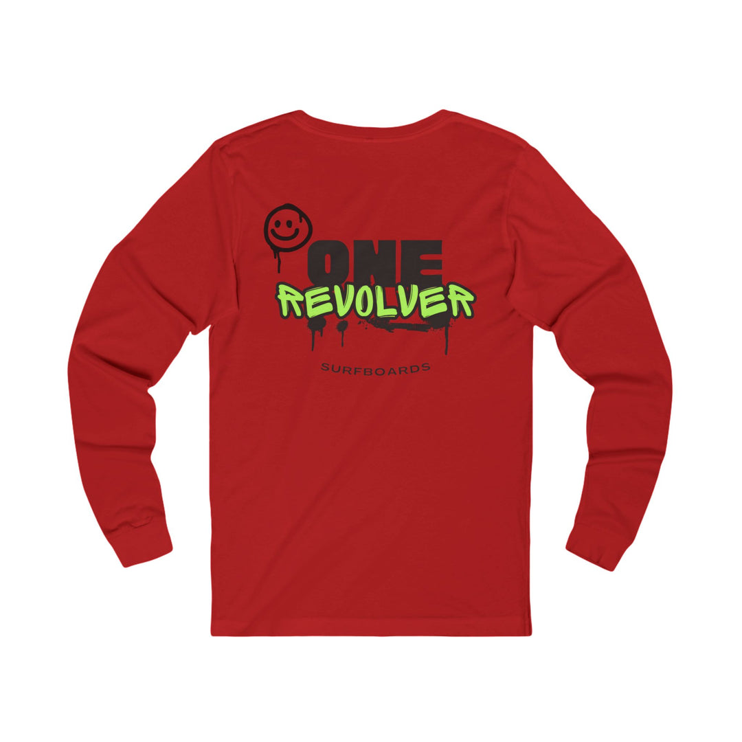 One Revolver Surfboards Graffiti Smile Long Sleeve Tee – Unisex Fit