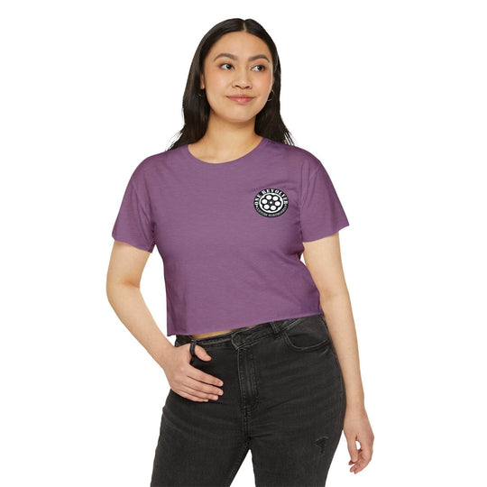 Tropical Dream Crop Tee – Women’s Surf-Inspired Crop Top - One Revolver Surfboards