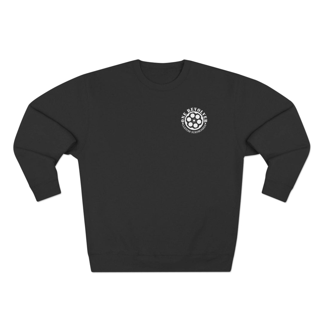 One Revolver Logo Crewneck Sweatshirt – Unisex Midweight Fleece - One Revolver Surfboards