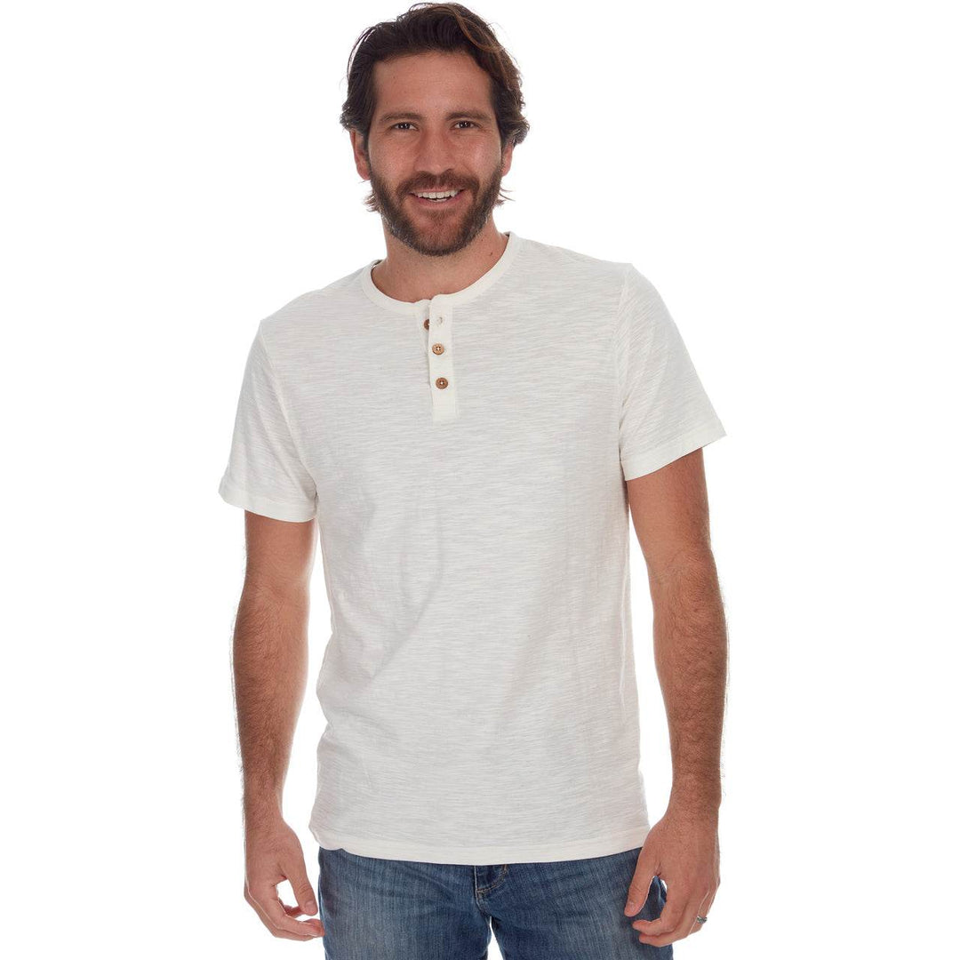Noel Solid Slub Henley - One Revolver Surfboards