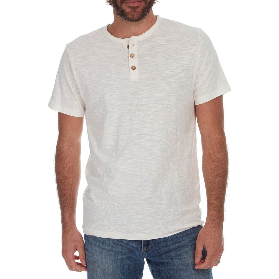 Noel Solid Slub Henley - One Revolver Surfboards