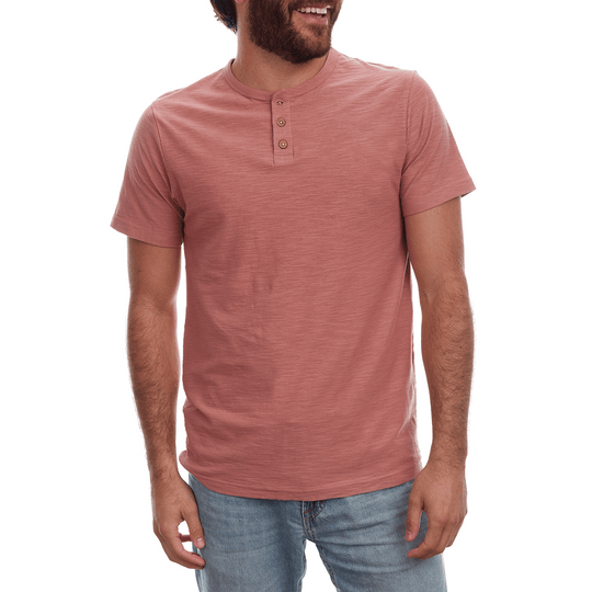 Noel Solid Slub Henley - One Revolver Surfboards