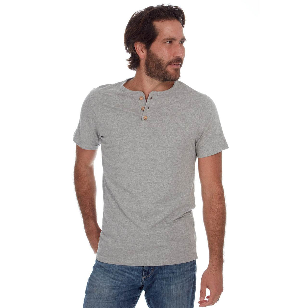 Noel Solid Slub Henley - One Revolver Surfboards