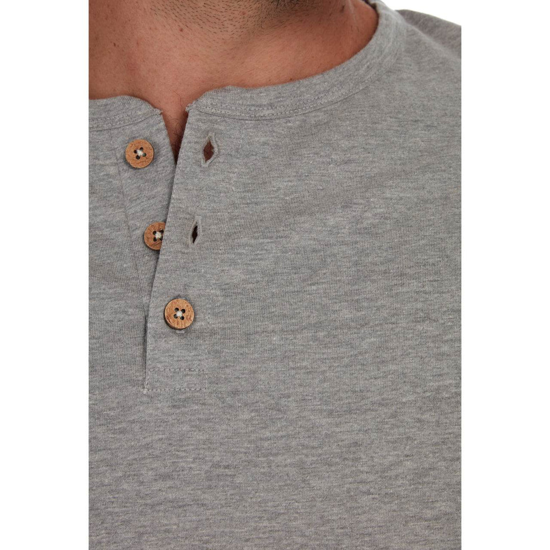 Noel Solid Slub Henley - One Revolver Surfboards