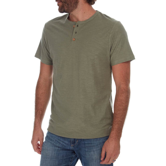 Noel Solid Slub Henley - Henley Tees - One Revolver Surfboards