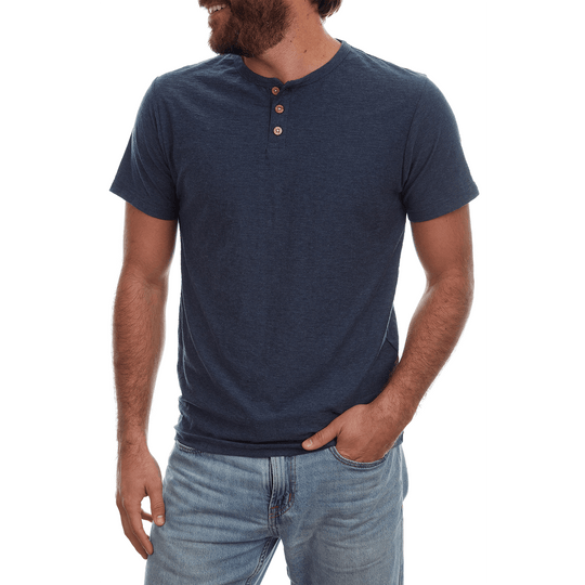 Noel Solid Slub Henley - One Revolver Surfboards