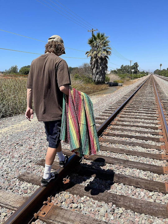 Rasta Mexican Falsa Yoga Blanket - One Revolver Surfboards
