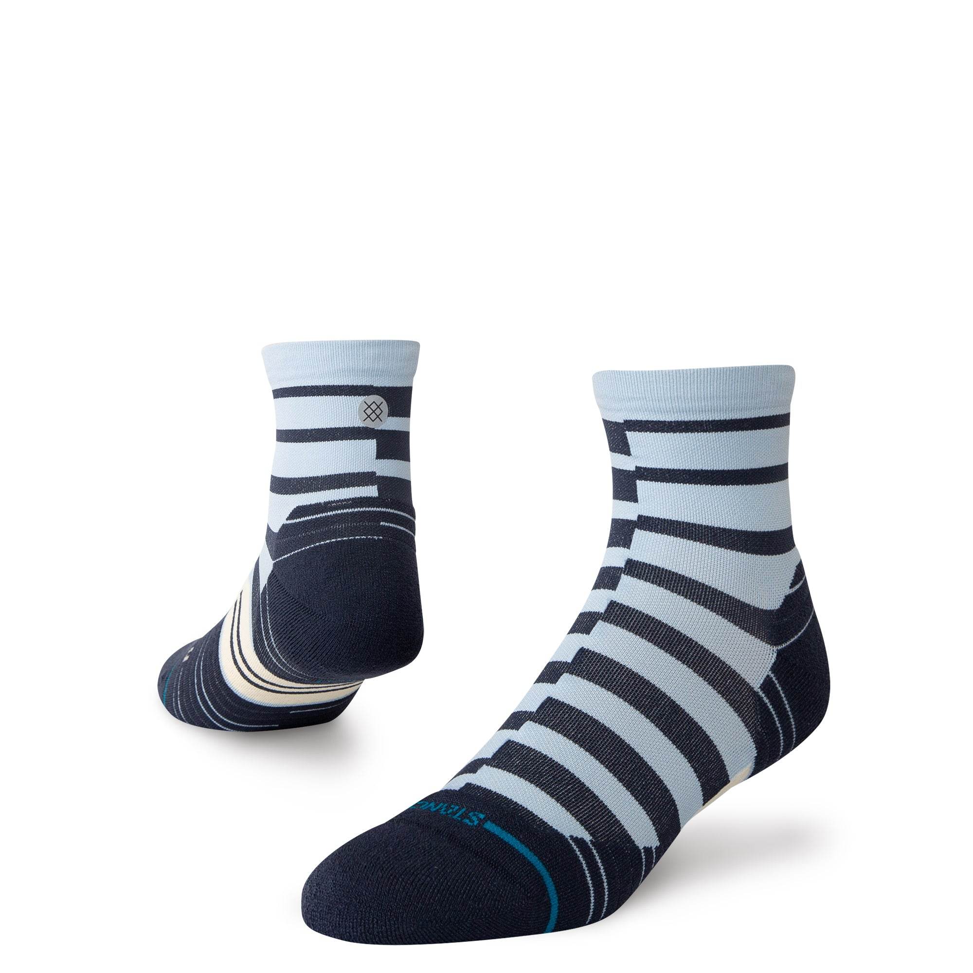 Stance Light Performance Quarter Socks - Zippin - Ice Blue - One Revolver Surfboards