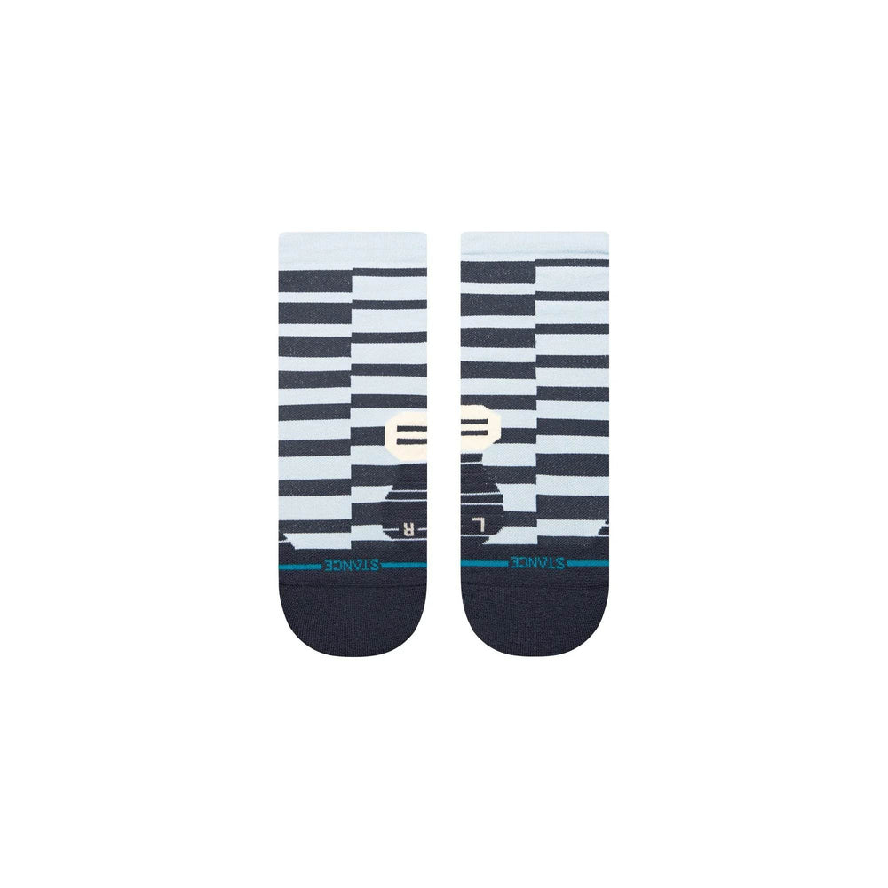 Stance Light Performance Quarter Socks - Zippin - Ice Blue - One Revolver Surfboards