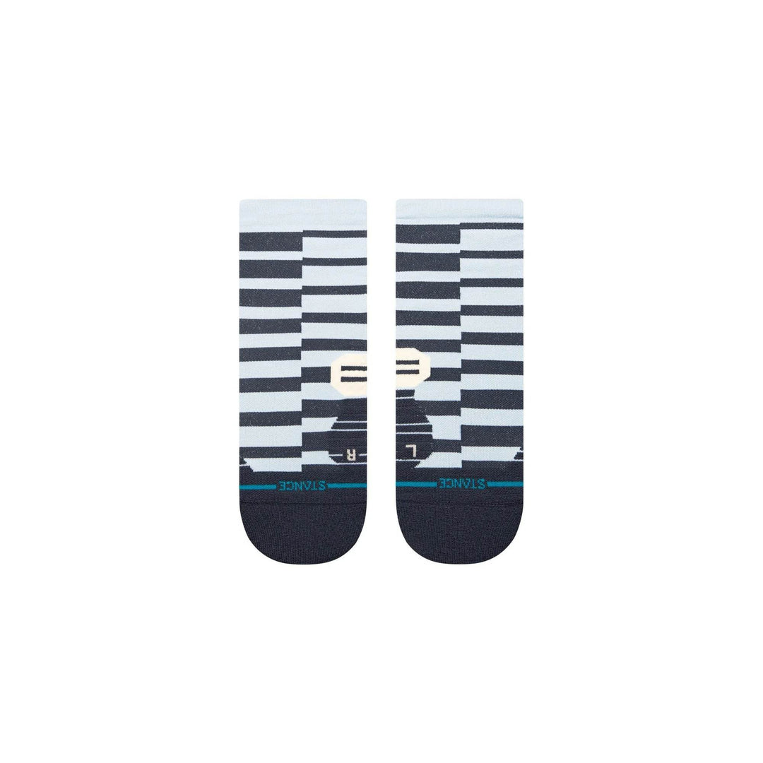 Stance Light Performance Quarter Socks - Zippin - Ice Blue - One Revolver Surfboards