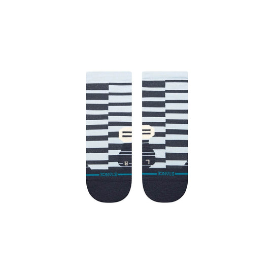 Stance Light Performance Quarter Socks - Zippin - Ice Blue - One Revolver Surfboards