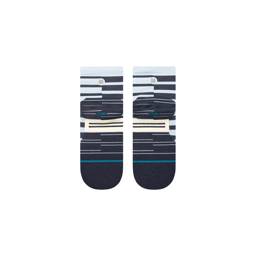 Stance Light Performance Quarter Socks - Zippin - Ice Blue - One Revolver Surfboards