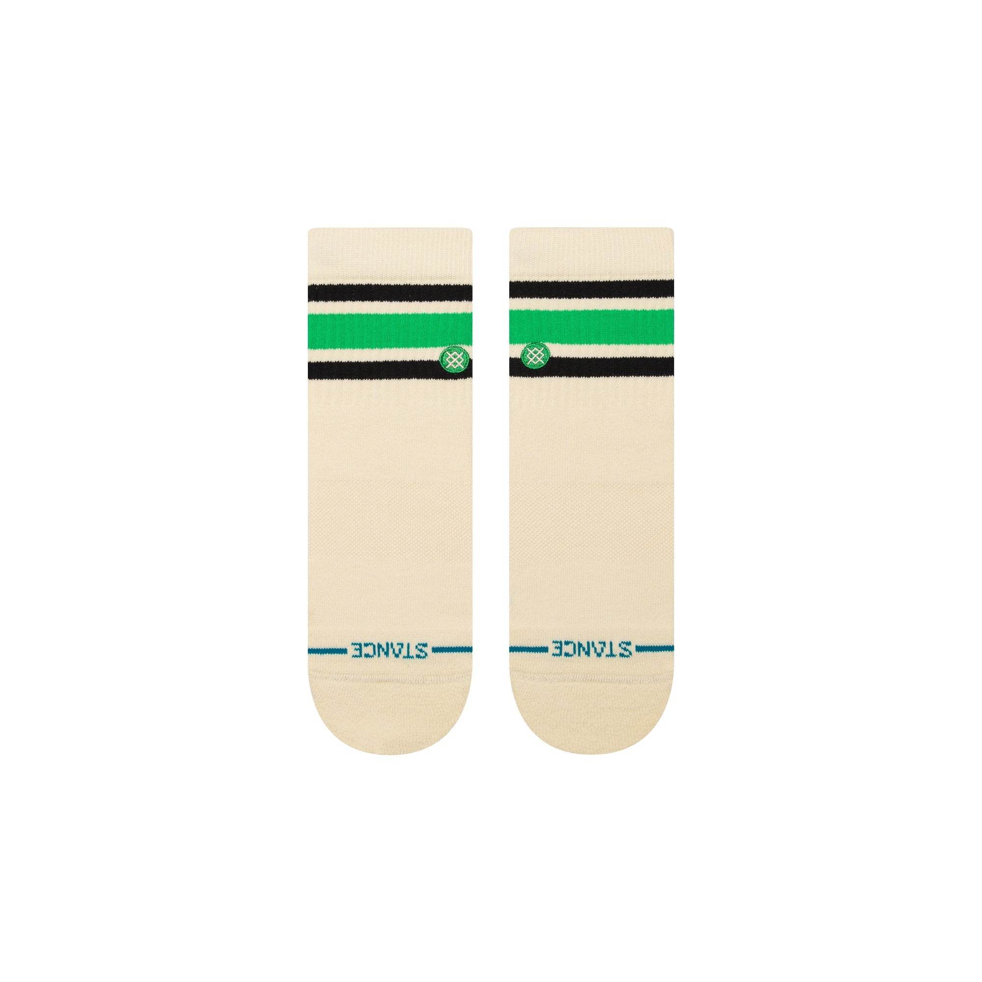 Stance Boyd Quarter Mid-Cushion Socks - Green - One Revolver Surfboards
