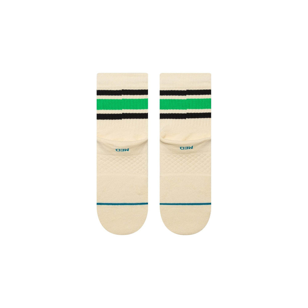 Stance Boyd Quarter Mid-Cushion Socks - Green - One Revolver Surfboards