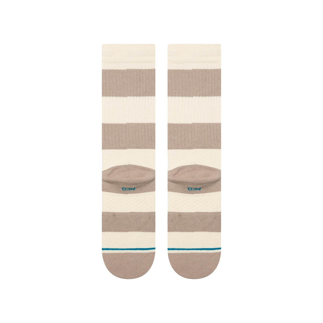 Stance Butter Blend Crew Socks - Stacked Up - Sting Grey - One Revolver Surfboards