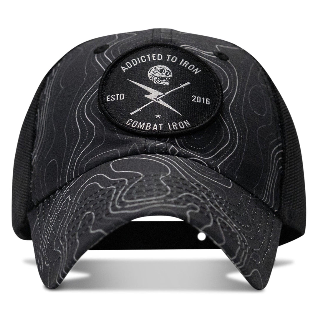 One Revolver Surfboards - Addicted To Iron Patch Tactical Ripstop Mesh Snapback Hat HEADWEAR