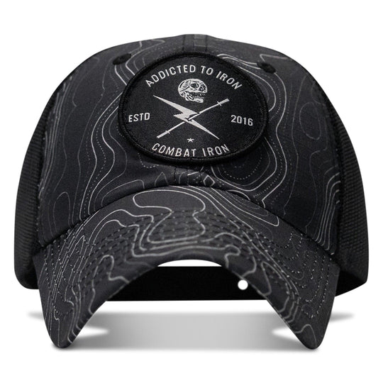 One Revolver Surfboards - Addicted To Iron Patch Tactical Ripstop Mesh Snapback Hat HEADWEAR