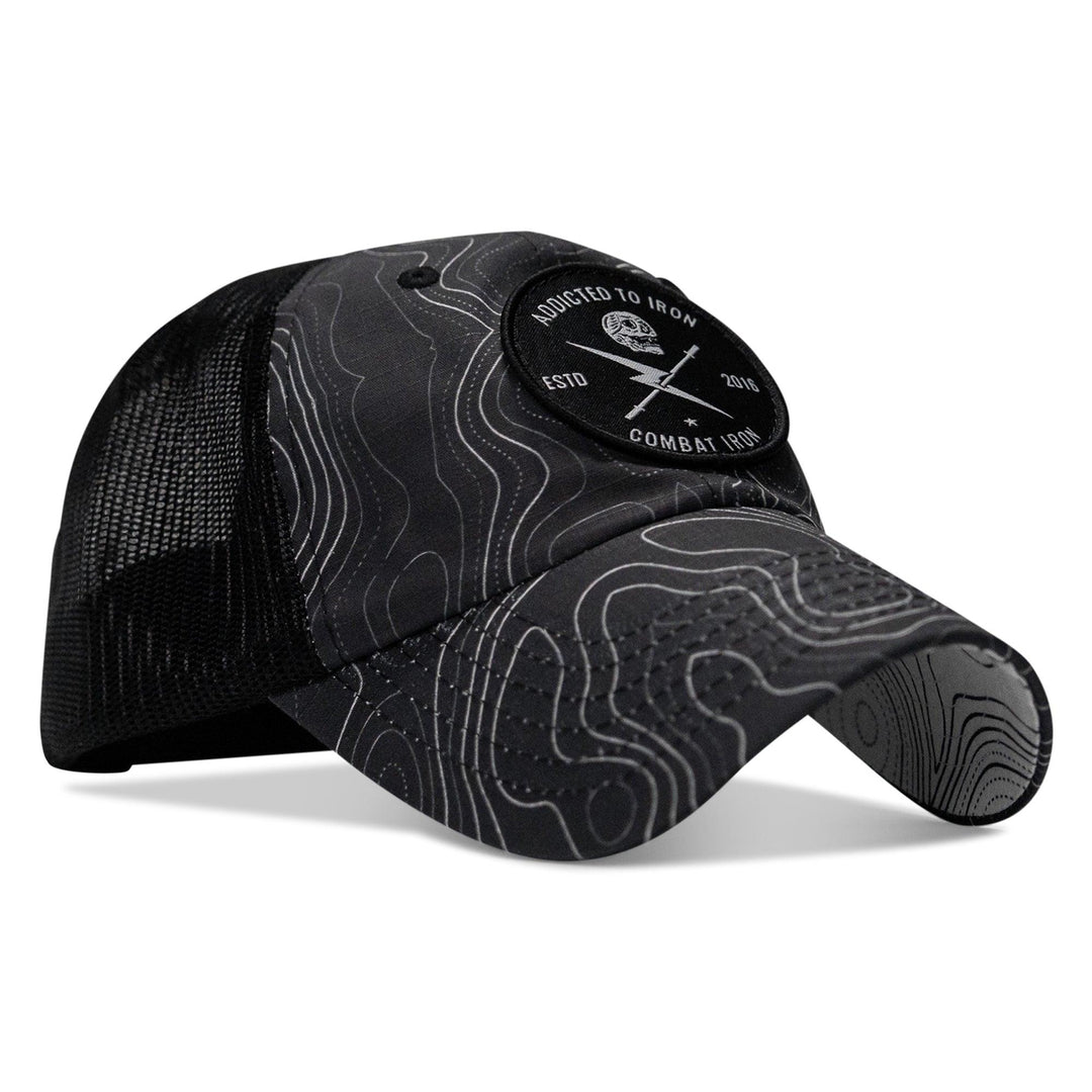 One Revolver Surfboards - Addicted To Iron Patch Tactical Ripstop Mesh Snapback Hat HEADWEAR