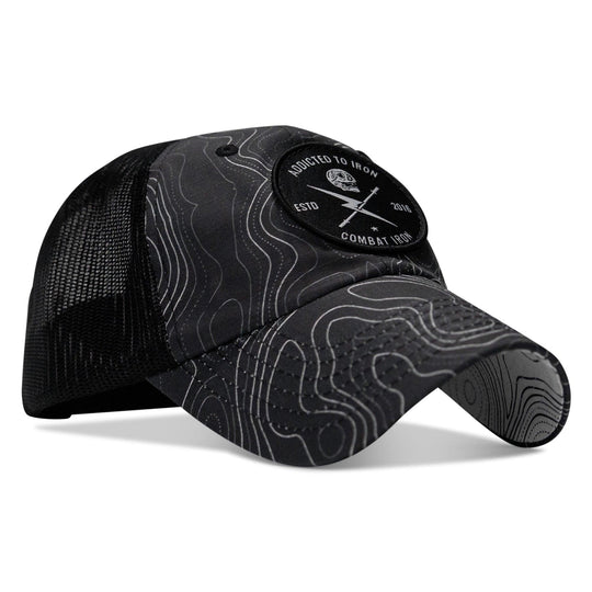 One Revolver Surfboards - Addicted To Iron Patch Tactical Ripstop Mesh Snapback Hat HEADWEAR