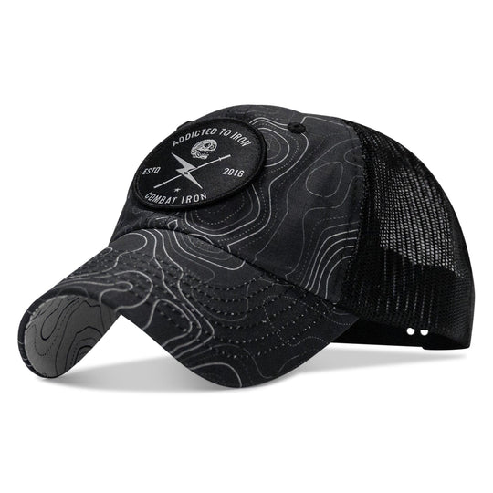 One Revolver Surfboards - Addicted To Iron Patch Tactical Ripstop Mesh Snapback Hat HEADWEAR