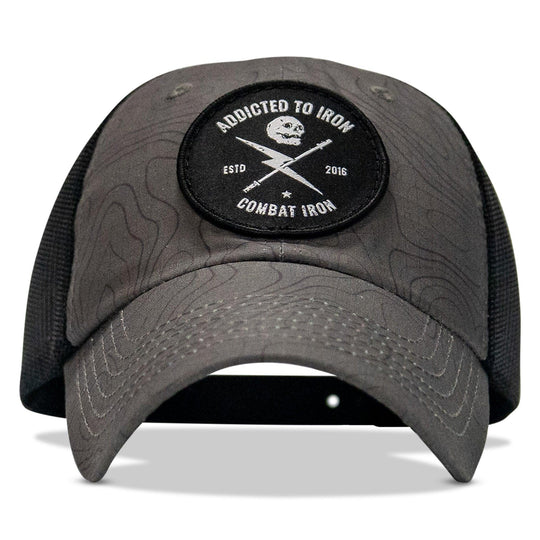 One Revolver Surfboards - Addicted To Iron Patch Tactical Ripstop Mesh Snapback Hat HEADWEAR