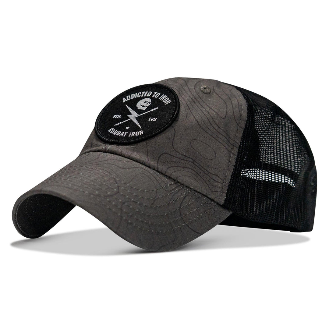 One Revolver Surfboards - Addicted To Iron Patch Tactical Ripstop Mesh Snapback Hat HEADWEAR