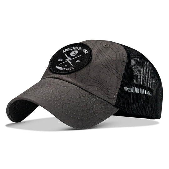 One Revolver Surfboards - Addicted To Iron Patch Tactical Ripstop Mesh Snapback Hat HEADWEAR