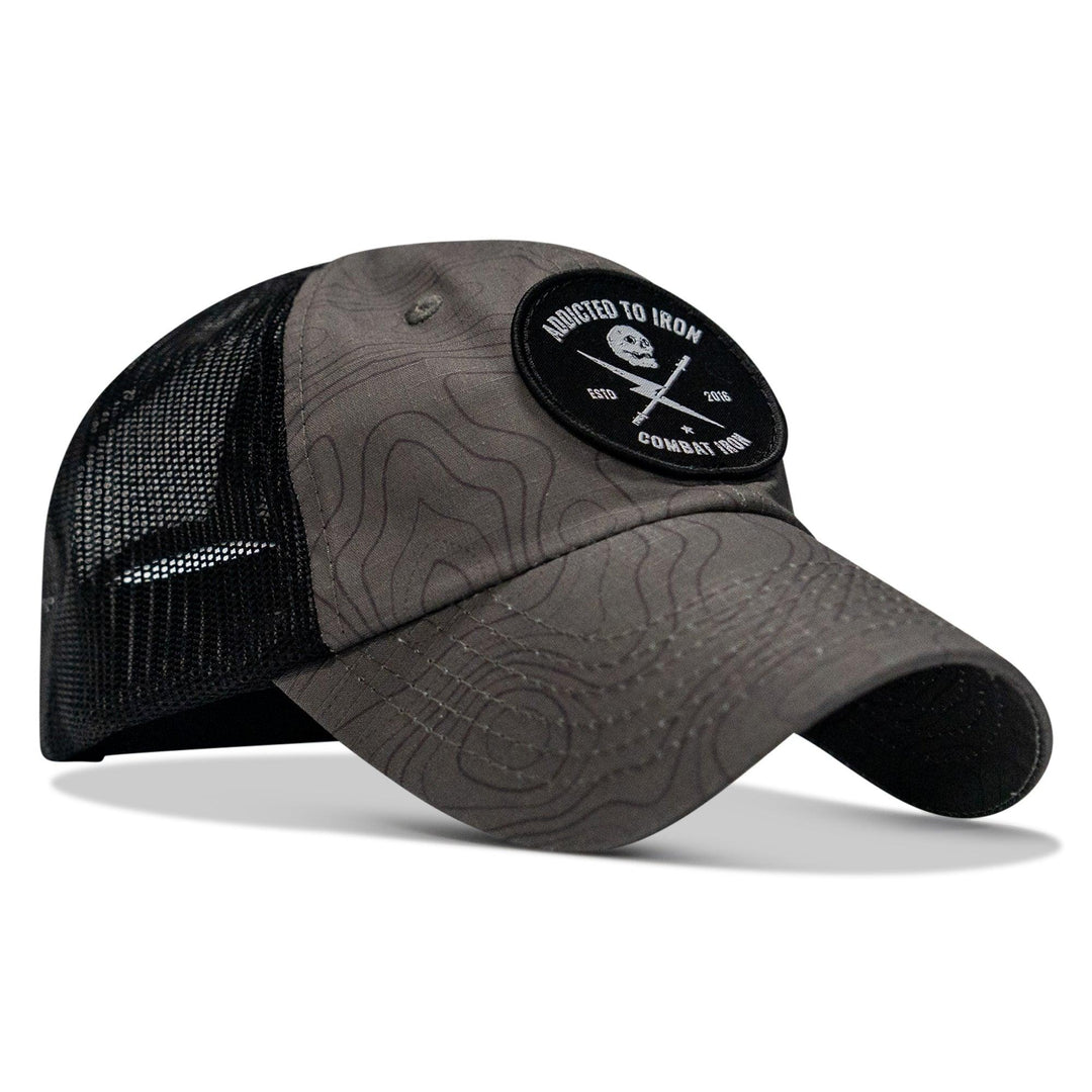 One Revolver Surfboards - Addicted To Iron Patch Tactical Ripstop Mesh Snapback Hat HEADWEAR