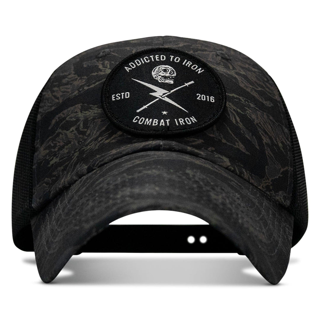 One Revolver Surfboards - Addicted To Iron Patch Tactical Ripstop Mesh Snapback Hat HEADWEAR