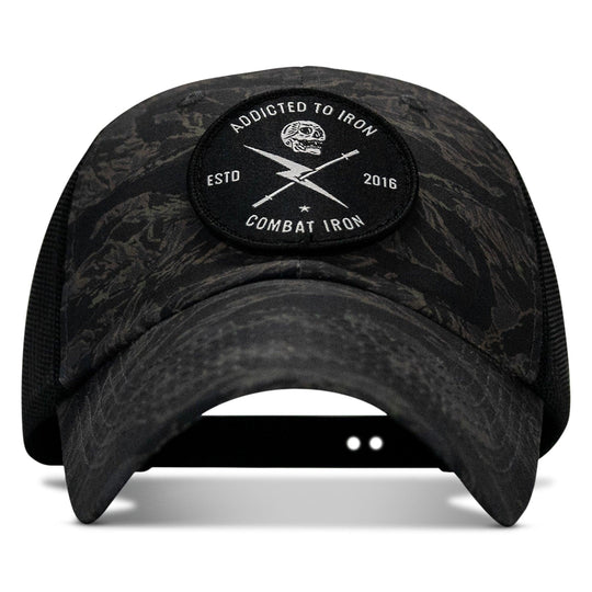One Revolver Surfboards - Addicted To Iron Patch Tactical Ripstop Mesh Snapback Hat HEADWEAR