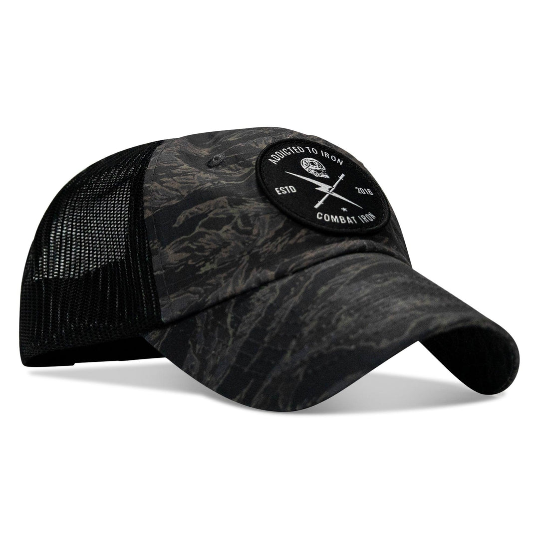 One Revolver Surfboards - Addicted To Iron Patch Tactical Ripstop Mesh Snapback Hat HEADWEAR