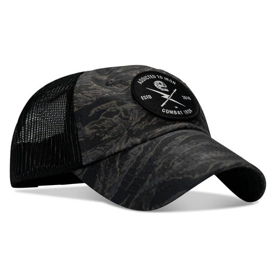 One Revolver Surfboards - Addicted To Iron Patch Tactical Ripstop Mesh Snapback Hat HEADWEAR