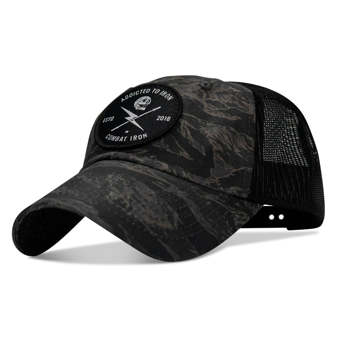 One Revolver Surfboards - Addicted To Iron Patch Tactical Ripstop Mesh Snapback Hat HEADWEAR