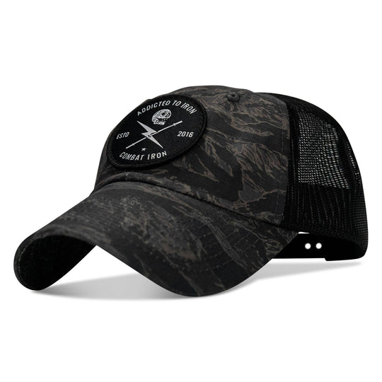 One Revolver Surfboards - Addicted To Iron Patch Tactical Ripstop Mesh Snapback Hat HEADWEAR