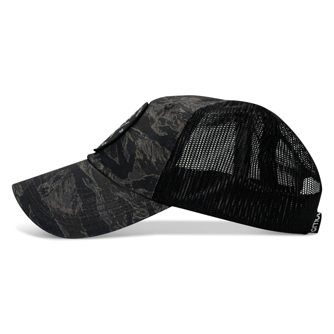 One Revolver Surfboards - Addicted To Iron Patch Tactical Ripstop Mesh Snapback Hat HEADWEAR