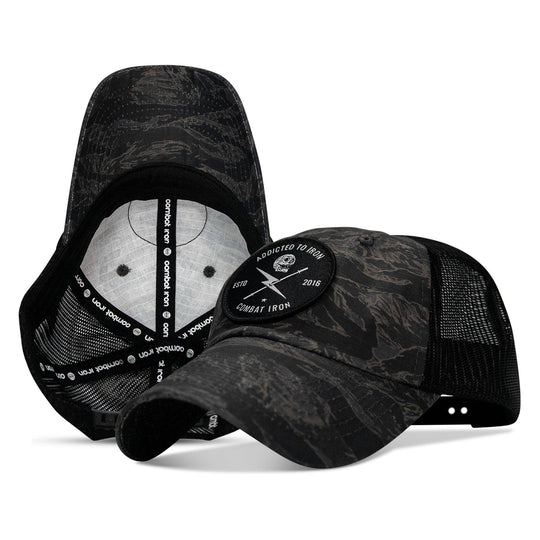 One Revolver Surfboards - Addicted To Iron Patch Tactical Ripstop Mesh Snapback Hat HEADWEAR