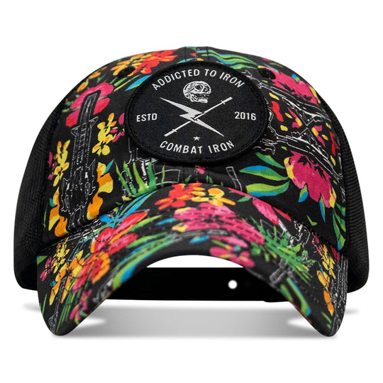 One Revolver Surfboards - Addicted To Iron Patch Tactical Ripstop Mesh Snapback Hat HEADWEAR