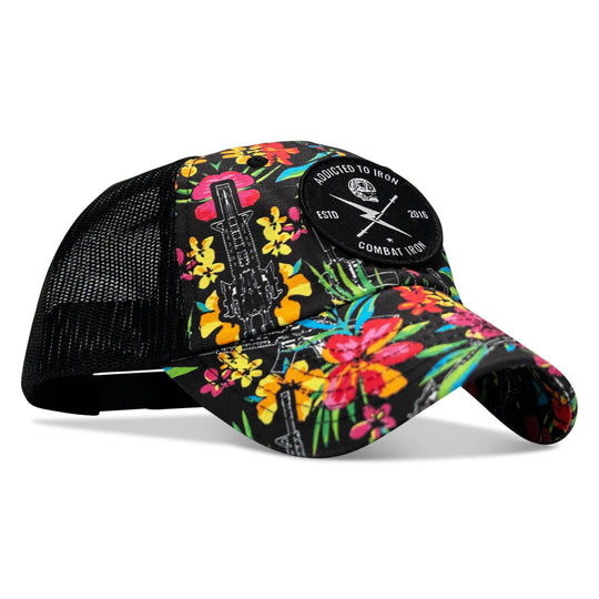 One Revolver Surfboards - Addicted To Iron Patch Tactical Ripstop Mesh Snapback Hat HEADWEAR