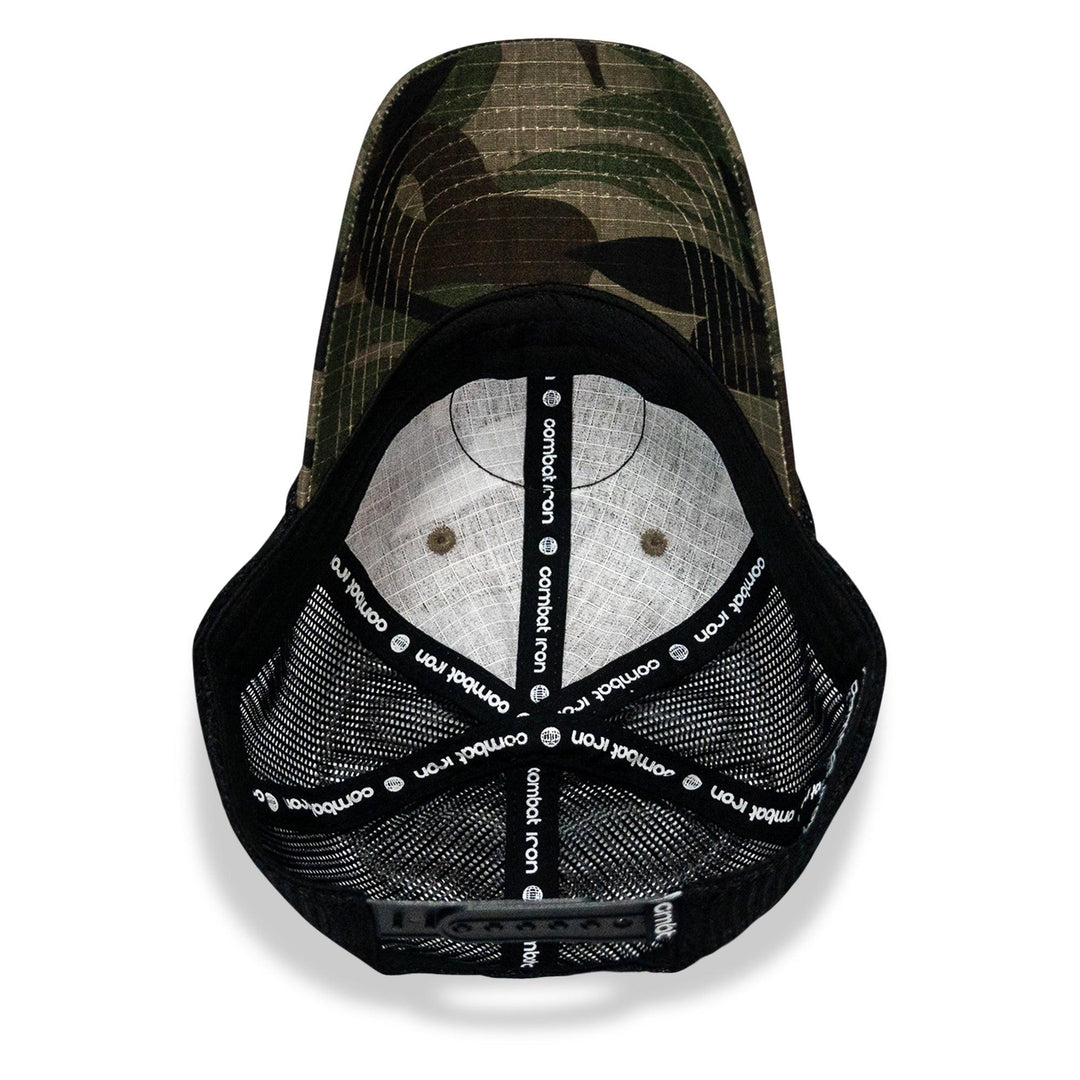 One Revolver Surfboards - Addicted To Iron Patch Tactical Ripstop Mesh Snapback Hat HEADWEAR