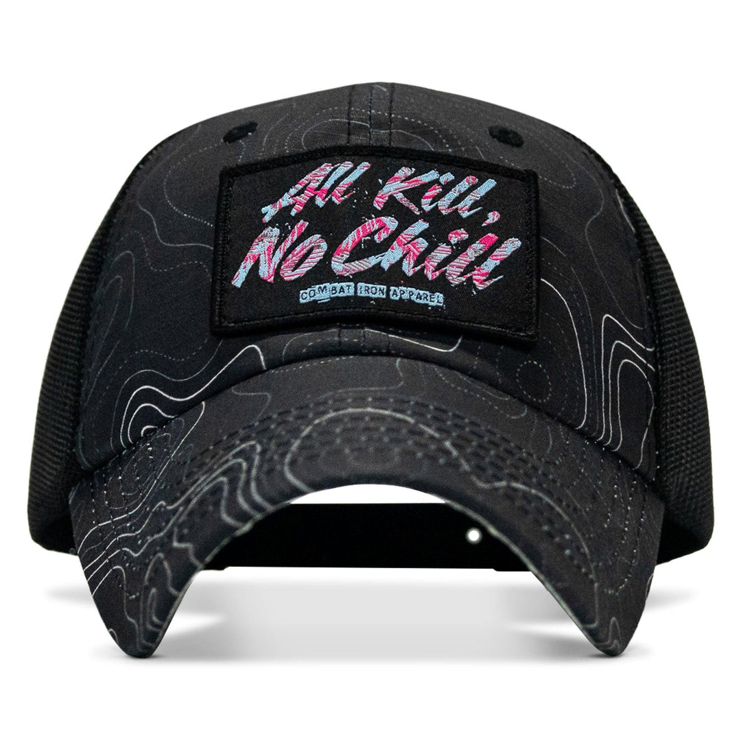 One Revolver Surfboards - All Kill No Chill Patch Tactical Ripstop Mesh Snapback Hat HEADWEAR